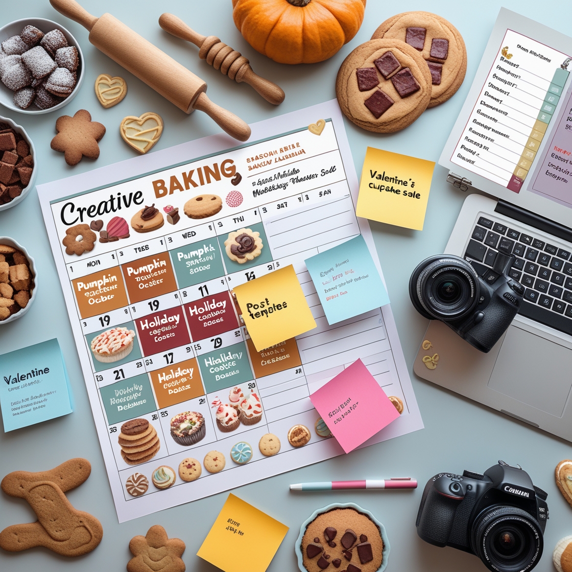 Baking Promotion & Ad Calendar
